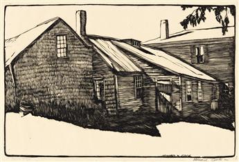HOWARD COOK (1901-1980) Two woodcuts.